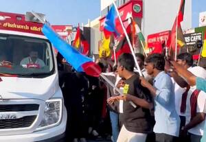 த.வெ.க., தலைவர் விஜயை பார்த்து தி.மு.க., கூட்டணியினர் உற்சாகம்