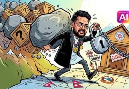  மாணவர் சங்கங்களுக்கு 'சீல்' எல்லையில் புதிய வரி விதிப்பு சிக்கலில் நேபாள பிரதமர்
