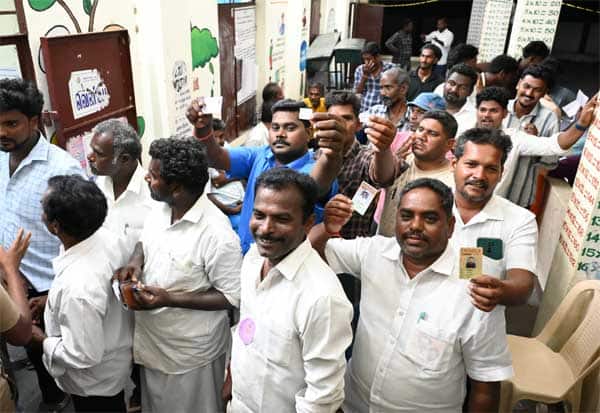 234 தொகுதிகளில் பதிவான ஓட்டுப்பதிவு சதவீதம்