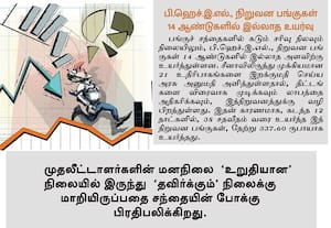  இரண்டாவது நாளாக சரிந்த சந்தை மனமாற்றத்தில் முதலீட்டாளர்கள்