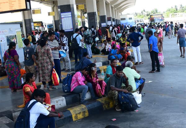 நீண்ட தொலைவு பஸ்கள் இயக்காமல் சொதப்பல்; குமரி, ராமநாதபுரம் மாவட்டங்களில் ஓட்டுப்பதிவு மந்தம்
