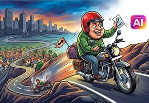  ஓட்டளிக்க பைக்கில் வந்த இயக்குநர் விபத்தில் பலி