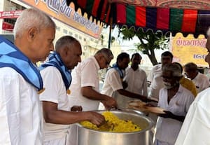  ஸ்ரீ சத்ய சாய்பாபா ஆராதனா விழா 'மக்கள் சேவை'யாக மகோன்னதம்