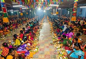  அஞ்சுகோட்டையில் 1008 விளக்கு பூஜை