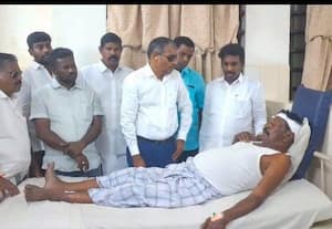  தி.மு.க., பிரமுகருக்கு கத்திக்குத்து த.வெ.க., நிர்வாகி சுற்றிவளைப்பு