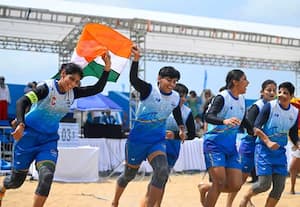 இந்திய பெண்கள் 'தங்கம்' * ஆசிய பீச் கபடியில் 