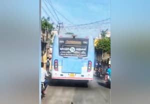  அரசு பஸ் பெயர் பலகையில் த.வெ.க.,: பயணிகள் குழப்பம்