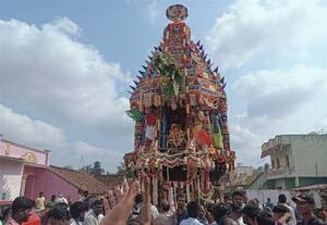  சீட்டணஞ்சேரி காலீஸ்வரர் கோவிலில் தேர் திருவிழா கோலாகலம்