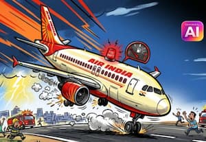  நடுவானில் எரிபொருள் பற்றாக்குறை 'ஏர் இந்தியா' விமானம் தரையிறக்கம்