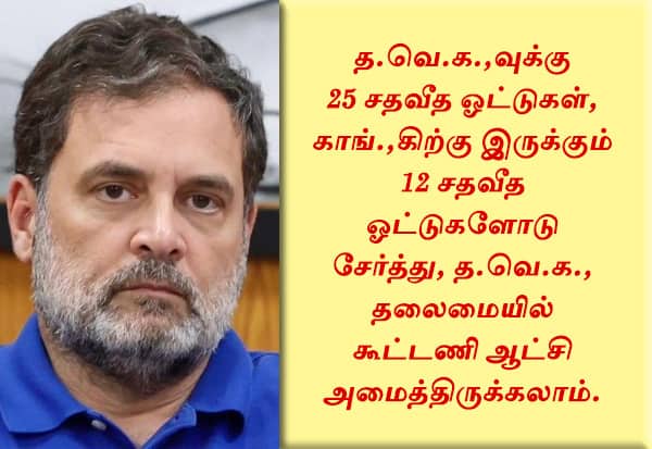  நல்ல வாய்ப்பை கெடுத்து விட்டீர்: செல்வப்பெருந்தகைக்கு ராகுல் டோஸ்