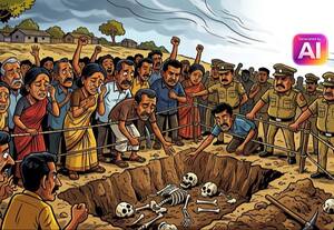 யாழ்ப்பாணத்தில் தமிழர்களின் 240 எலும்புக்கூடுகள் கிடைத்த பகுதியில் மீண்டும் அகழாய்வு