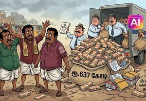  கேட்பாரில்லை!  சிக்கியது ரூ.637 கோடி; மீட்டதோ கொஞ்சம் தான்:ஆவணமின்றி வரித்துறையிடம் சென்றது ரூ.500 கோடி