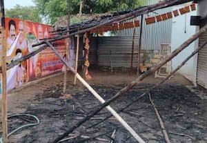 தவெக தேர்தல் அலுவலகத்திற்கு தீவைப்பு; திருச்சி போலீஸில் புகார்