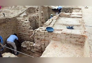  கரிவலம்வந்தநல்லுார் அகழாய்வில் சங்ககால கட்டுமானம் வெளிப்பாடு