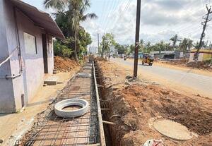  நடுக்குத்தகை சாலை விரிவாக்கம் ரூ.5 கோடியில் பணிகள் துவக்கம்