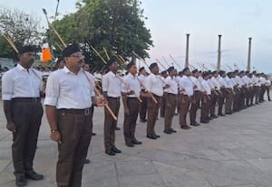  ஆர்.எஸ்.எஸ்., அணிவகுப்பு ஊர்வலம்