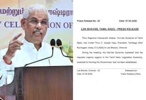 ஆட்சி அமைக்க பெரும்பான்மை இல்லை: விஜயிடம் விளக்கிய தமிழக கவர்னர் அர்லேக்கர்