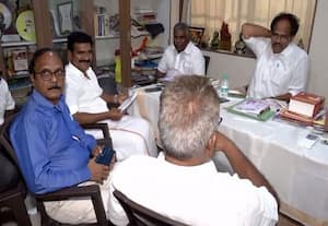கம்யூ., கட்சி தலைவர்களுடன் த.வெ.க., நிர்மல்குமார் சந்திப்பு; தே.ஜ., கூட்டணிக்கு அழைப்பு இல்லை