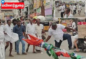 விஜய் கட்சிக்கு ஆதரவாக போராட்டம்: காங்கிரஸ் கட்சியினர் மீது திமுகவினர் தாக்குதல்