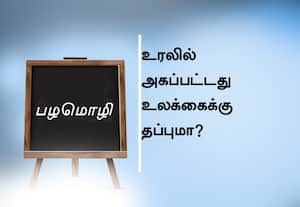  பழமொழி :  உரலில் அகப்பட்டது உலக்கைக்கு தப்புமா?