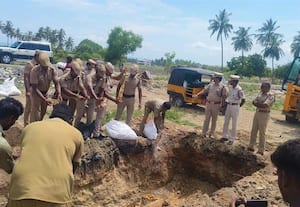  பறிமுதல் செய்த குட்கா பொருட்கள் எஸ்.பி., முன்னிலையில் அழிப்பு