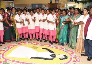  கடலுார் அரசு மருத்துவமனையில் உலக செவிலியர் தினம் 