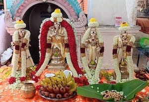  சங்கரலிங்க சுவாமி சித்தர் பீடத்தில் சமயக்குரவர்கள் சிலை பிரதிஷ்டை