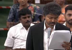 குதிரை பேரம் அல்ல; குதிரை வேகத்தில் அரசு: சட்டசபையில் விஜய் பேச்சு
