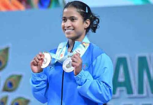 ஞானேஷ்வரிக்கு 2 பதக்கம்: ஆசிய பளுதுாக்குதலில்