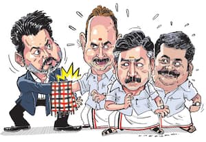 8 பேருக்கு அமைச்சர் பதவி தாங்க - வேலுமணி: 5 மந்திரி பதவி தான் தருவேன் - விஜய் 'கறார்'