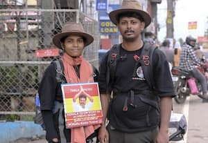 Walking tour from Kerala to Chennai to meet Chief Minister Vijay
