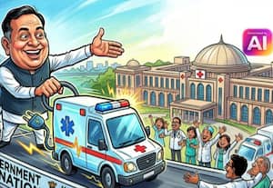  அரசு மருத்துவமனைகளுக்கு மின் ஆம்புலன்ஸ் நன்கொடை