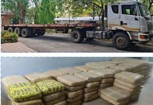  465 கிலோ கஞ்சா சோழவரம் அருகே பறிமுதல் வடமாநில நபர்கள் இருவர் கைது