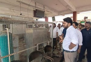  காரைக்குடி பஸ் ஸ்டாண்டில் அமைச்சர் பிரபு ஆய்வு