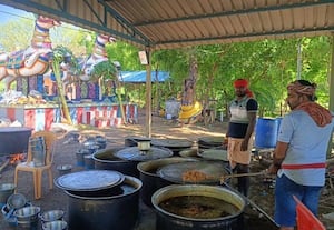  வைகாசி பொங்கல் விழாவில் 128 ஆடுகள் பலியிட்டனர்
