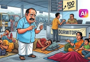  கிளாம்பாக்கம் பேருந்து முனையத்தில் தங்கும் விடுதி கட்டணம் ரூ.100 உயர்வு: வெளியூர் பயணியர் அதிருப்தி
