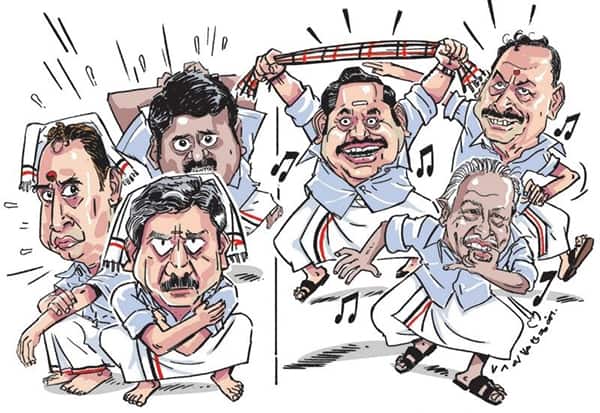 அமைச்சர் பதவி கிடைக்காததால் சோக கீதம் பாடும் சண்முகம் அணி: உற்சாகத்தில் பழனிசாமி தரப்பு