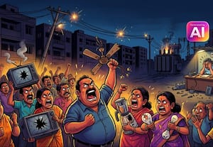  இரவில் தொடரும் மின் தடை; வெடிக்கும் சாதனங்களால் நிம்மதி போச்சு! பொறுமையிழந்து மக்கள் போராட்டம்; மின் பராமரிப்பு தாமதமே காரணம்