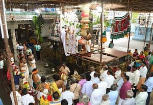  வேதபுரீஸ்வரர் கோவிலில் மகா உற்சவம் துவக்கம்