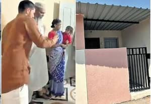  ஏழை பெண்ணுக்கு வீடு கட்டிக்கொடுத்த தொழிலாளர்கள்