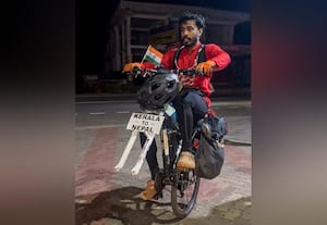  முன்சக்கரம் இல்லாத சைக்கிளில் எவரெஸ்ட்டுக்கு சாதனை பயணம்