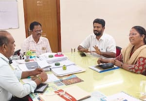  பாகூர் தொகுதியில் வளர்ச்சி பணிகள் அதிகாரிகளுடன் எம்.எல்.ஏ., ஆலோசனை