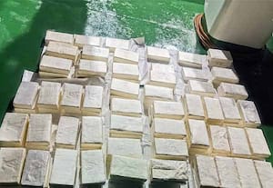 கடல் வழியாக கடத்தி வரப்பட்ட ரூ.1,150 கோடி கோகைன்; குஜராத்தில் பறிமுதல்
