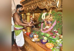  மணக்குள விநாயகர் கோவிலில் அக்னி நட்சத்திர பூர்த்தி பூஜை