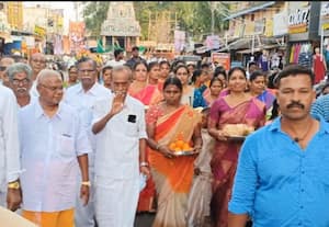  திருக்காமீஸ்வரருக்கு அணிவிக்க வஸ்திரம் வழங்கும் நிகழ்ச்சி