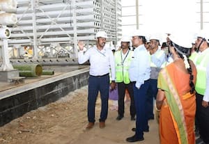  'மாமல்லன் நீர்த்தேக்கம்' கட்டுமான பணிகள் குடிநீர் வாரிய மேலாண்மை இயக்குநர் ஆய்வு