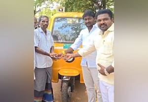  அரசு வாகனத்தை அர்ப்பணித்த த.வெ.க., - மா.செ.,வால் சர்ச்சை