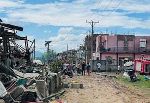  வெடி பொருள் கிடங்கில் விபத்து மியான்மரில் 50 பேர் பரிதாப பலி