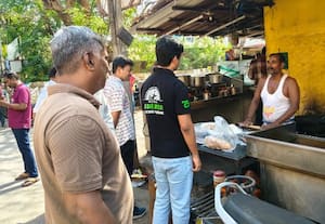  திடக்கழிவு மேலாண்மை அரசு அதிகாரிகள் ஆய்வு