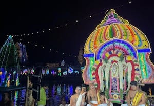  திருக்காமீஸ்வரர் கோவில் தேர் திருவிழா தெப்பல் உற்சவம்